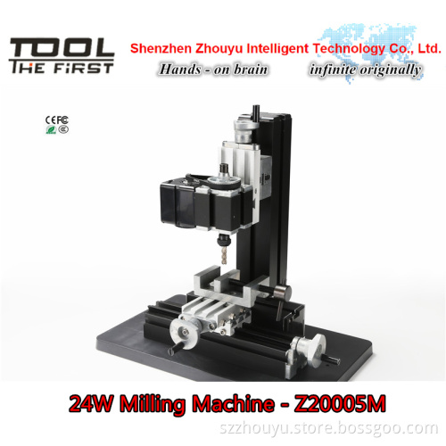 Mini 24W Metal Milling Machine Z20005M for woodworking hobby model